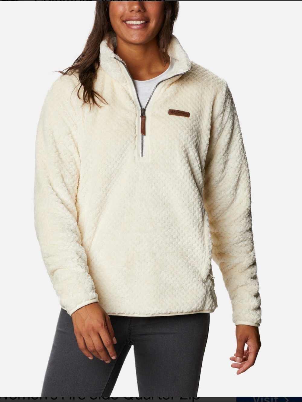 Columbia Women's Fire Side Quarter Zip Sherpa Fleece XL